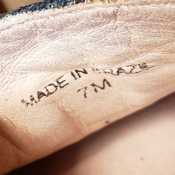 EUC Kate Spade NY Leather Ballet Flats Loafer Moccasin w/ Bow Metallic Gold (7) - Picture 4 of 10